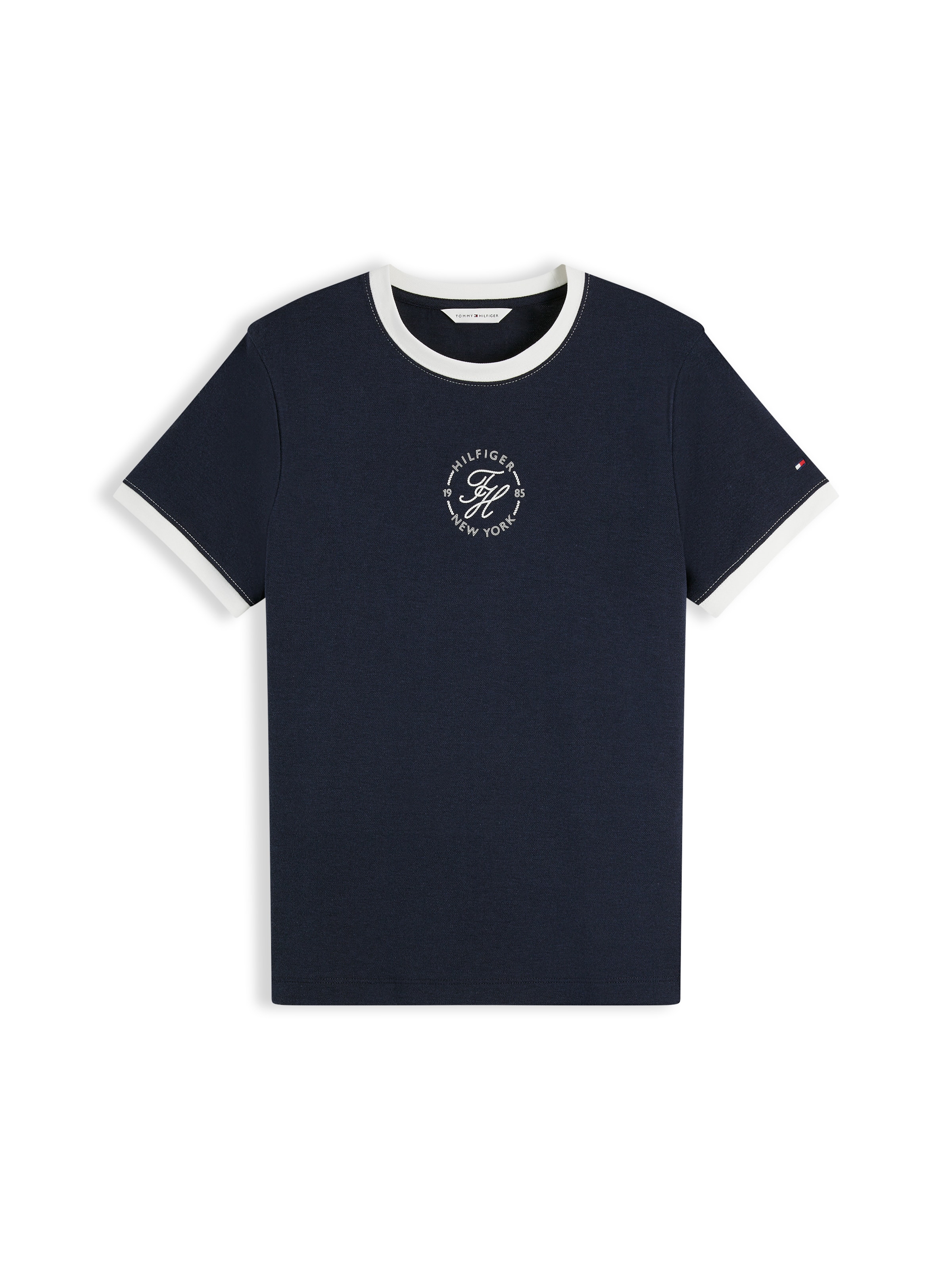 TOMMY HILFIGER Тениска в синьо: отпред