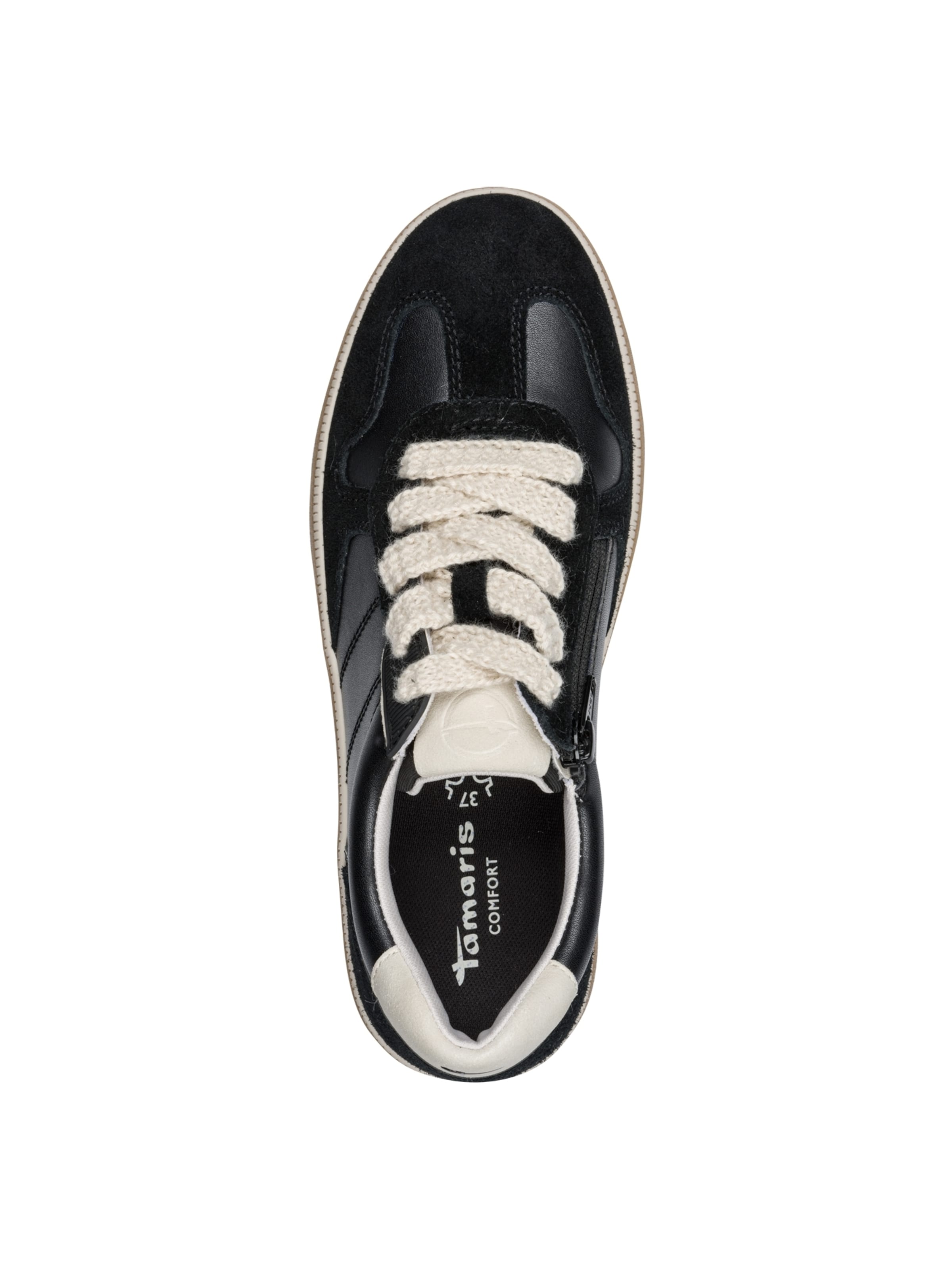 Baskets basses Tamaris en noir