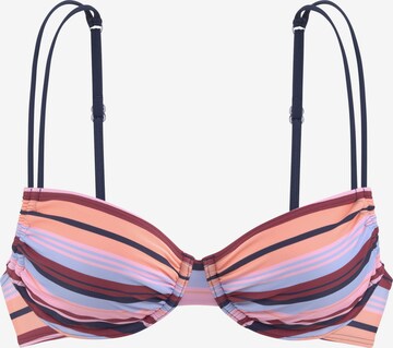 s.Oliver T-shirt Bikini Top in Mixed colors: front