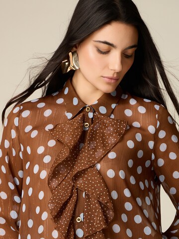 oltre Bluse‌‌‌‌‌‌‌‌‌ in Braun