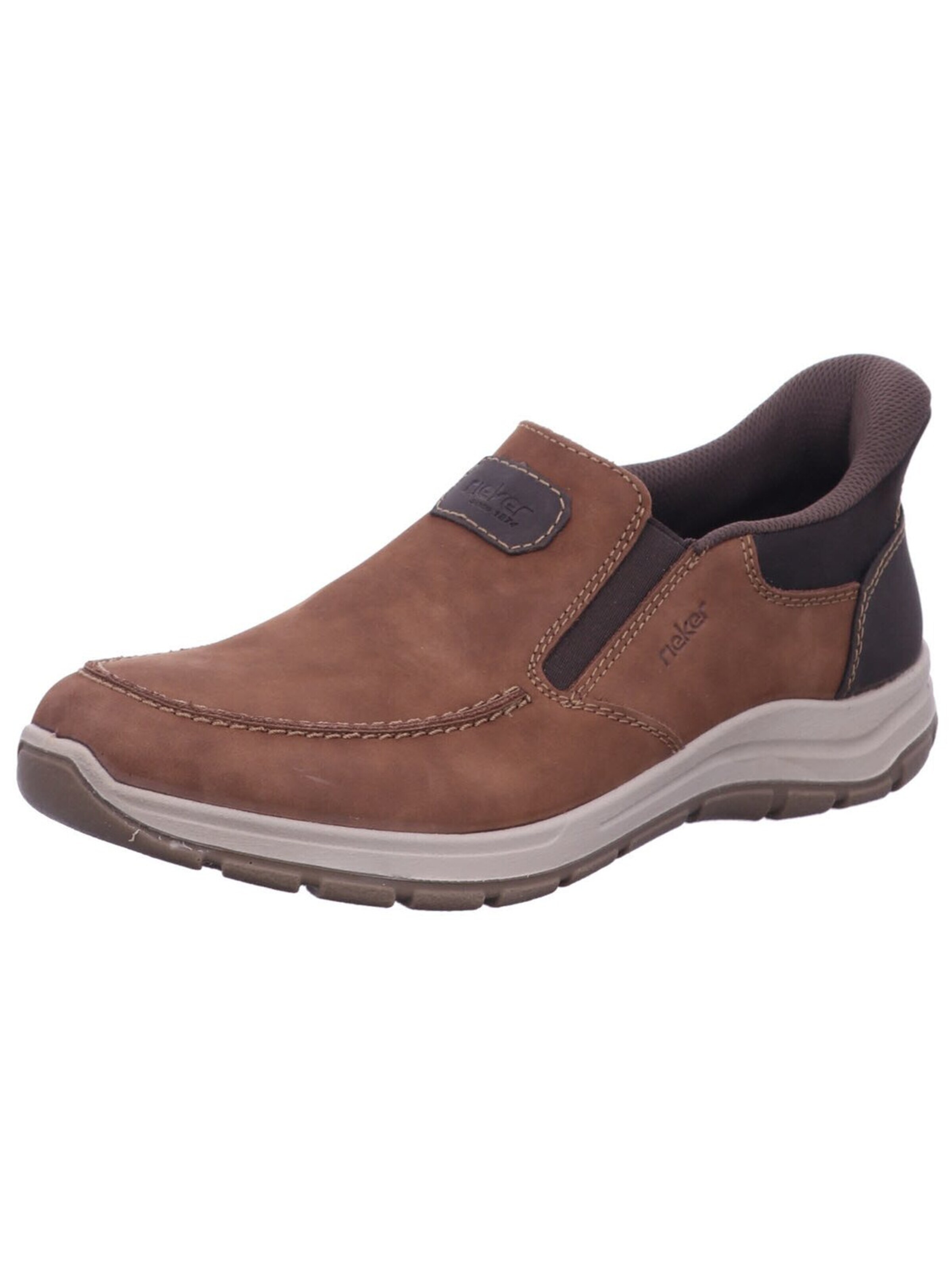 Rieker Hausschuh 'Slipper Herren 03655 24 Kunststoff (Synthetik) in braun'‌‌‌‌‌‌ in Braun: Vorderseite