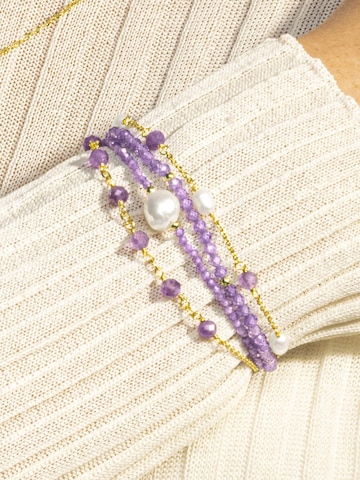 Luxenter Armband 'Athat' in Lila