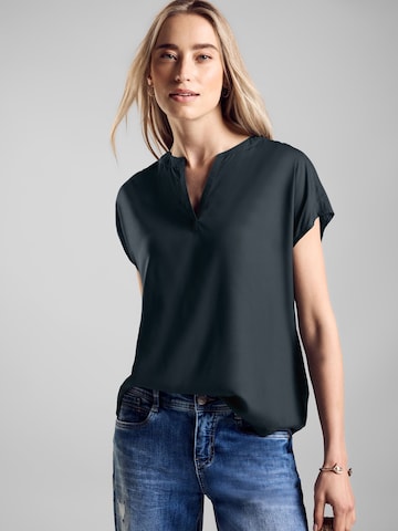 STREET ONE - Blusa 'QR' en verde: frente