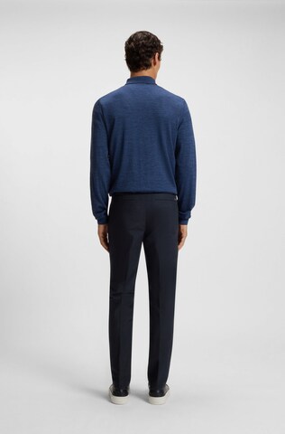 BOSS Slim fit Pleat-Front Pants ' Kaiton ' in Blue
