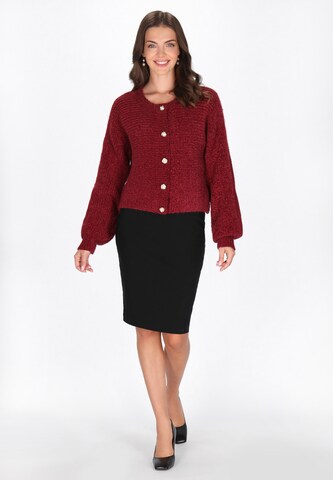 Cardigan Usha en rouge
