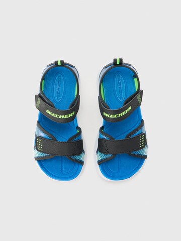 Skechers Kids Buty otwarte 'MICROSPEC-SPLASH' w kolorze czarny