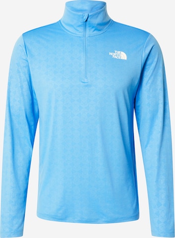 THE NORTH FACETehnička sportska majica '24/7 PENTADOME' - plava boja: prednji dio