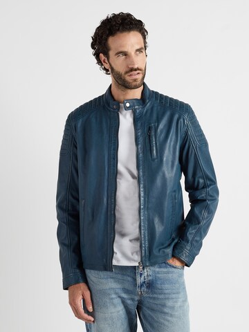 Veste mi-saison JCC en bleu : devant