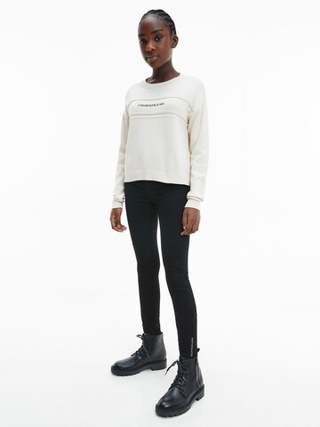 Calvin Klein Jeans Skinny Džíny – černá
