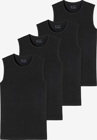 SCHIESSER Onderhemd in Zwart: voorkant