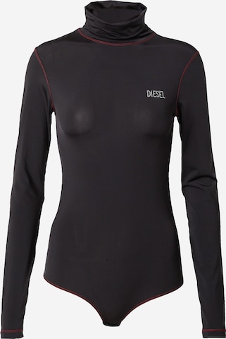DIESEL Skjortebody 'BRILLY' i svart: forside