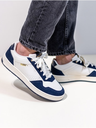 PUMA Sneakers laag 'Court Classic SD' in 39 in de kleur Blauw, Productweergave