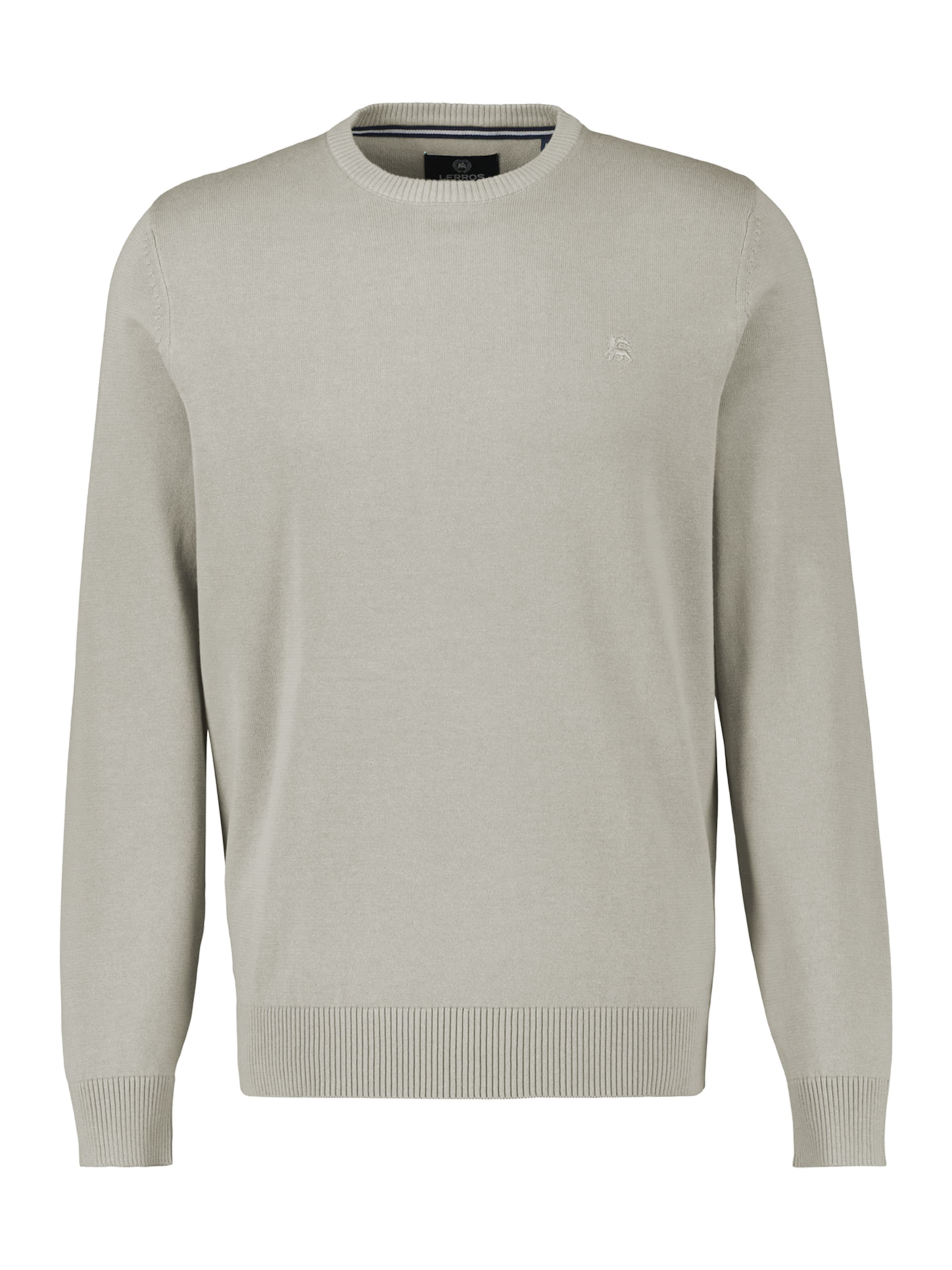 Pull-over LERROS en gris : devant