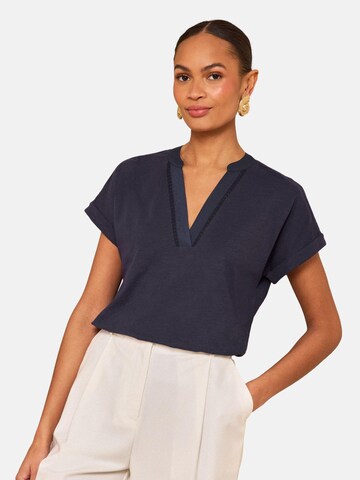 love & roses Футболка в Лиловый: спереди