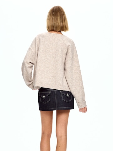 Pull-over Bershka en beige