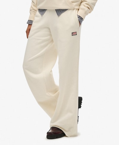 Superdry Pantalon en crème, Vue avec produit