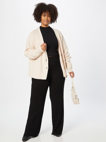 ABOUT YOU Curvy Knit cardigan 'Kimberly' in Beige