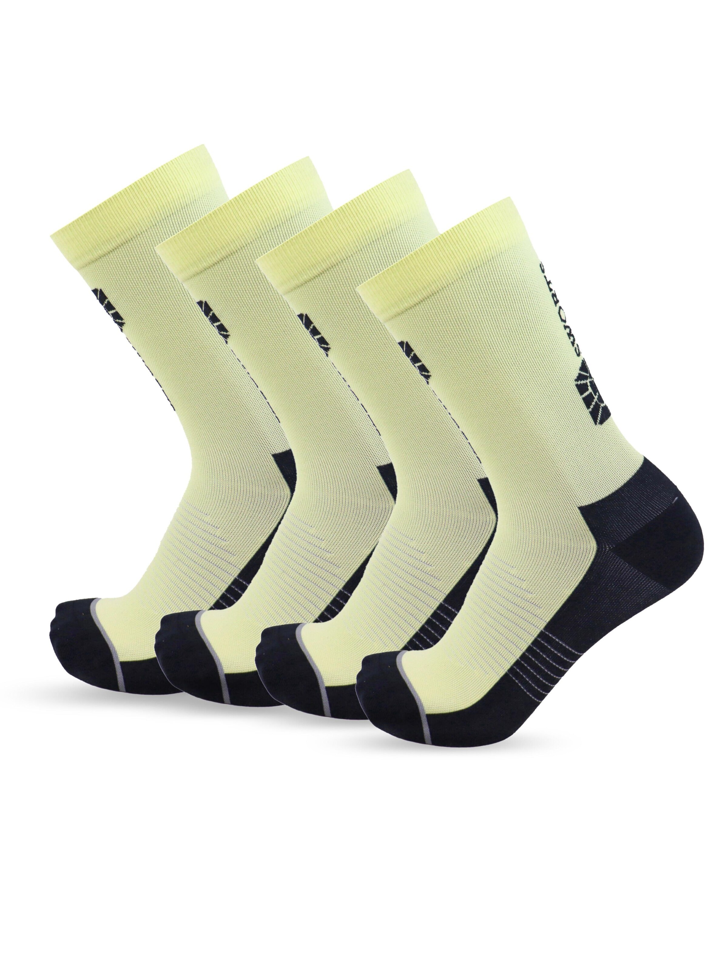 SWORTS Athletic Socks 'WFW' in Yellow