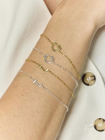 Luxenter Bracelet 'Alphabet J' in Gold