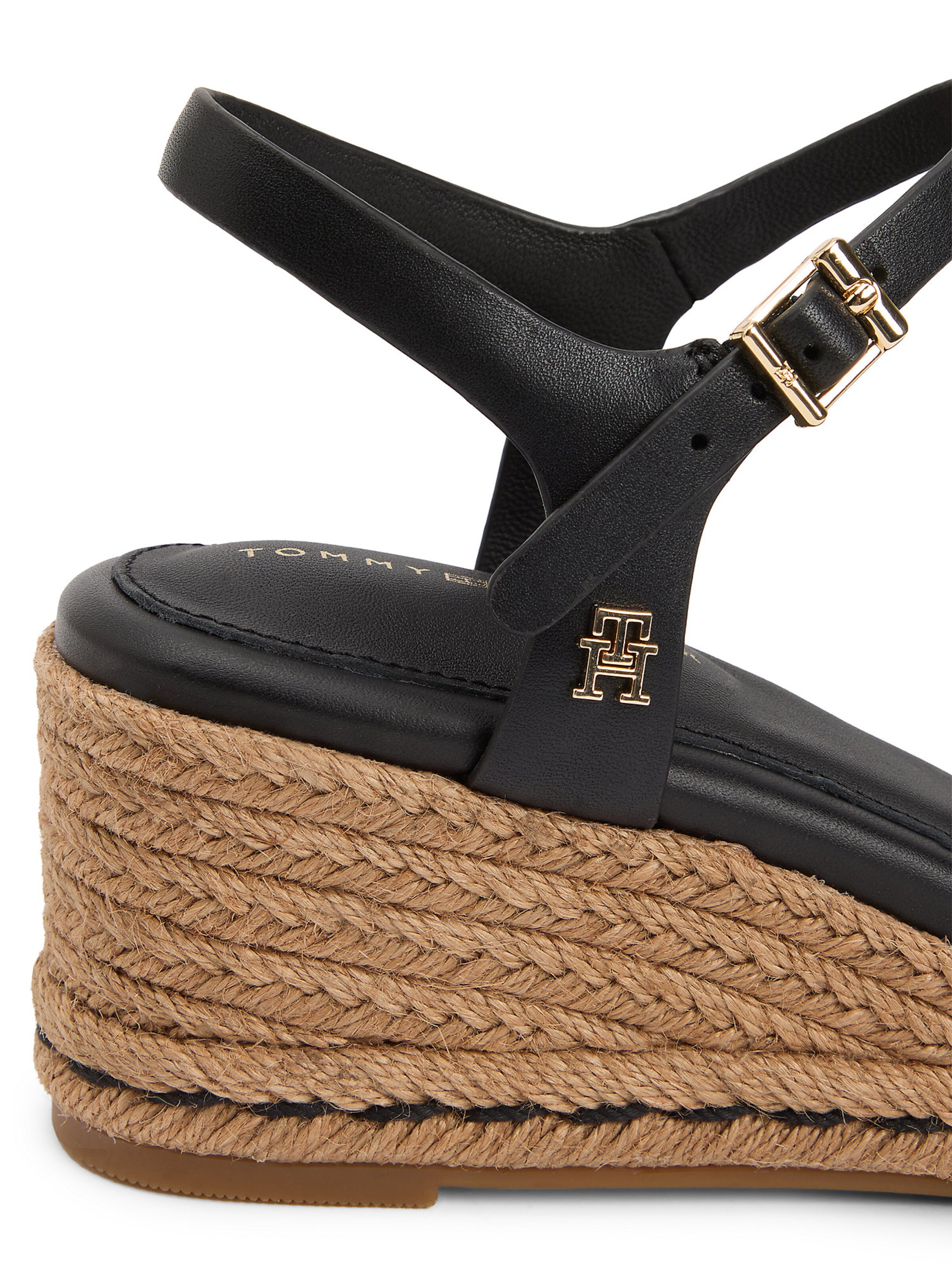 Sandales à lanières TOMMY HILFIGER en noir