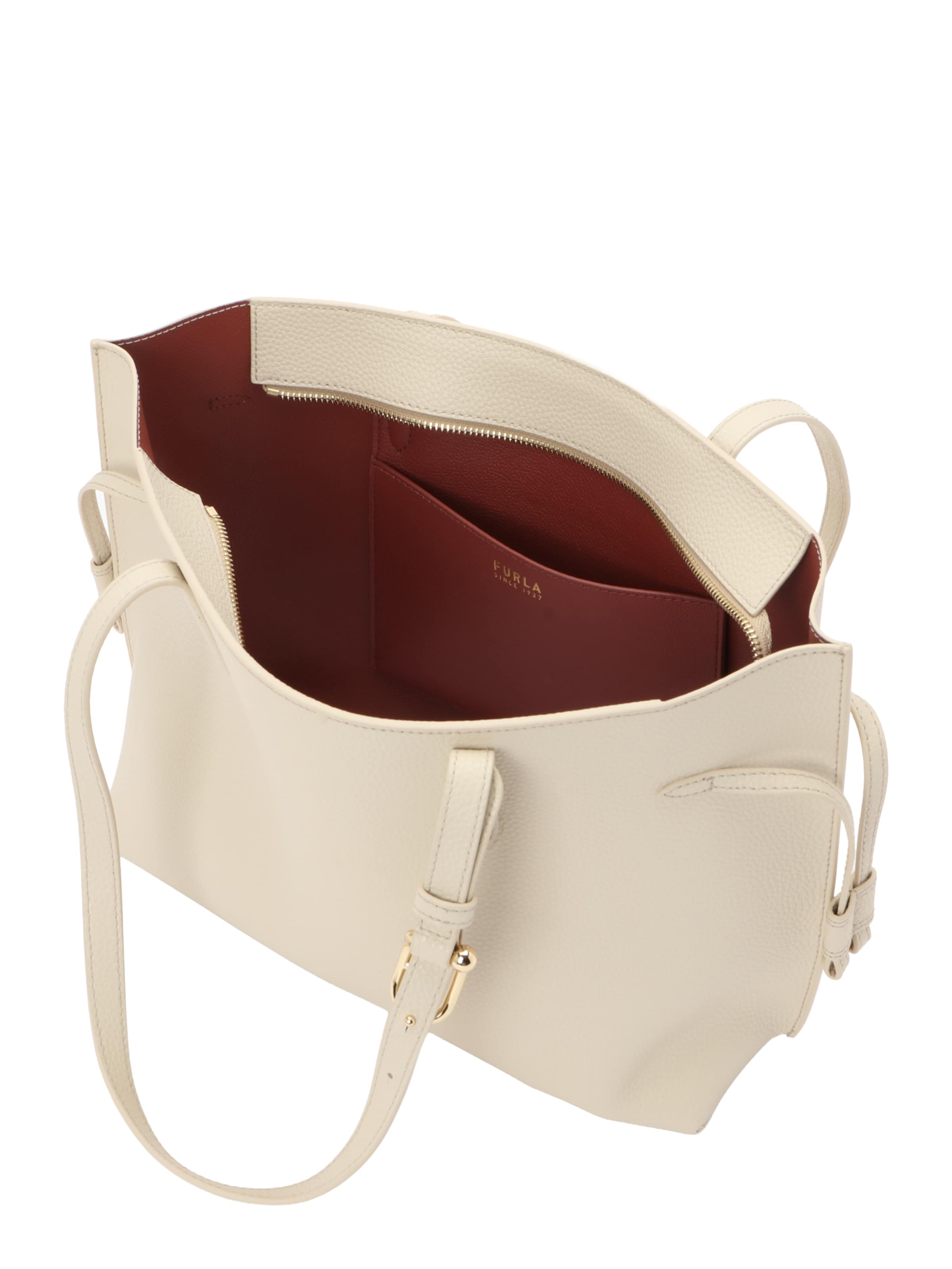 FURLA Shopper 'AVA' in Beige