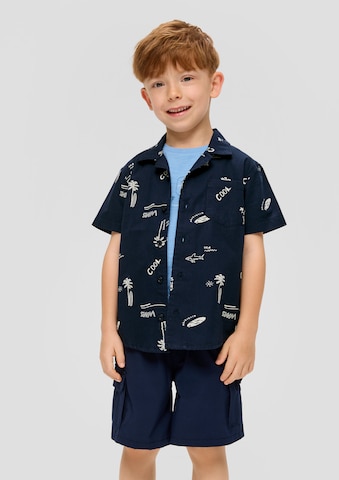 Fit confort Chemise s.Oliver en bleu : devant