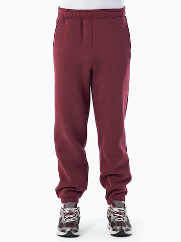 Organication Tapered Pants in Red: front