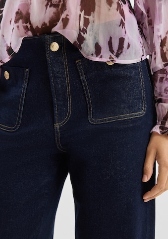 QS Wide Leg Jeans 'Catie' in Blau