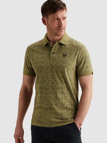 PME Legend - Camiseta 'Polo shirt in 100% cotton with allover print' en verde