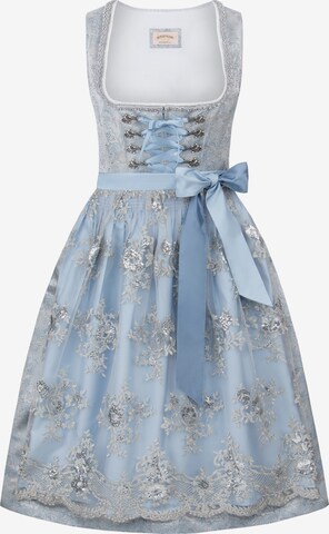 STOCKERPOINT Dirndl 'Florianda' in Blauw: voorkant