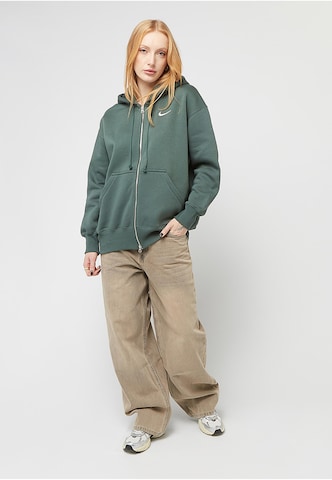 Nike Sportswear Sweatjacke 'Phoenix Fleece' in Grün