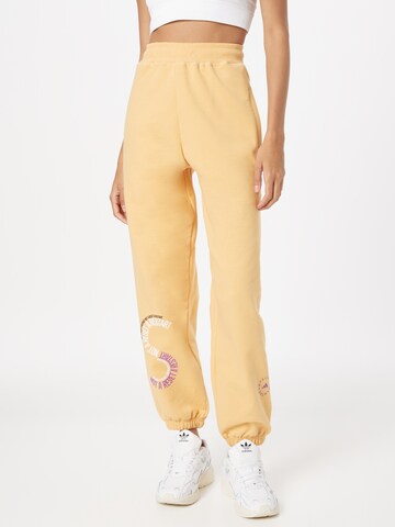 ADIDAS BY STELLA MCCARTNEY Loose fit Workout Pants in Yellow: front