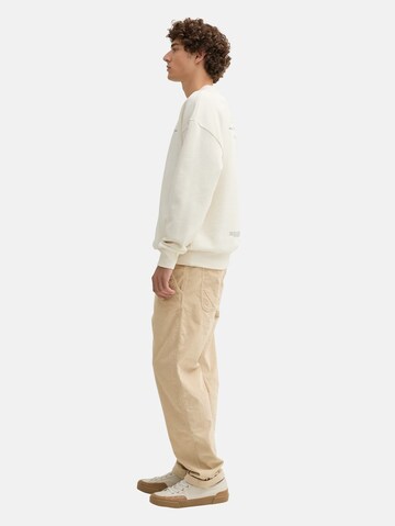 TOM TAILOR DENIM Loose fit Trousers in Beige