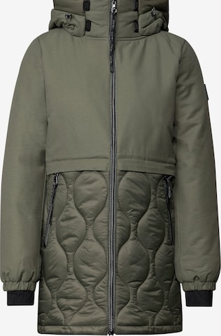 STREET ONE Talvitakki värissä vihreä: etupuoli