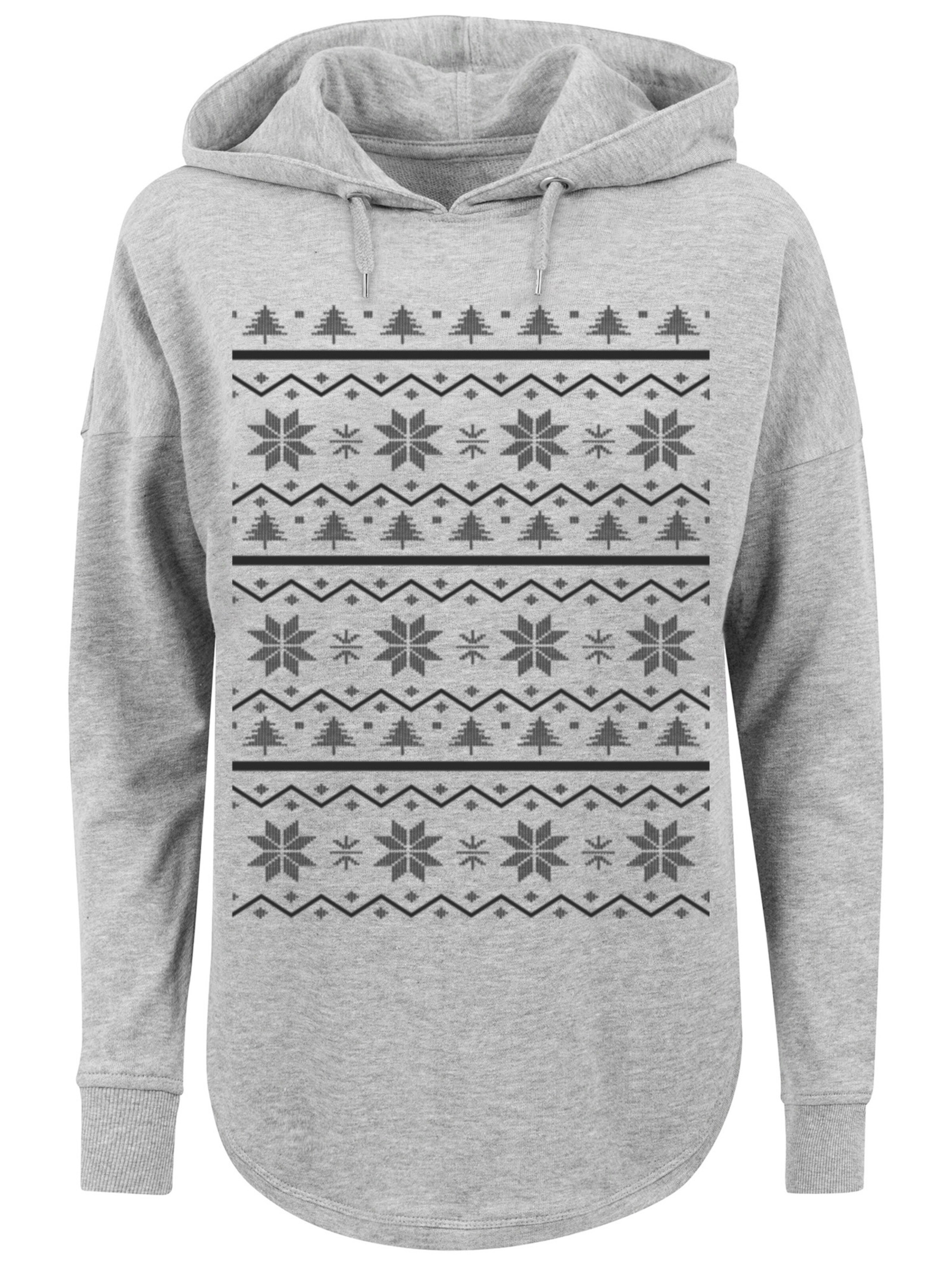 F4NT4STIC Sweatshirt in Grau: Vorderseite