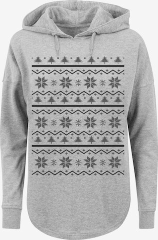 Sweat-shirt F4NT4STIC en gris : devant