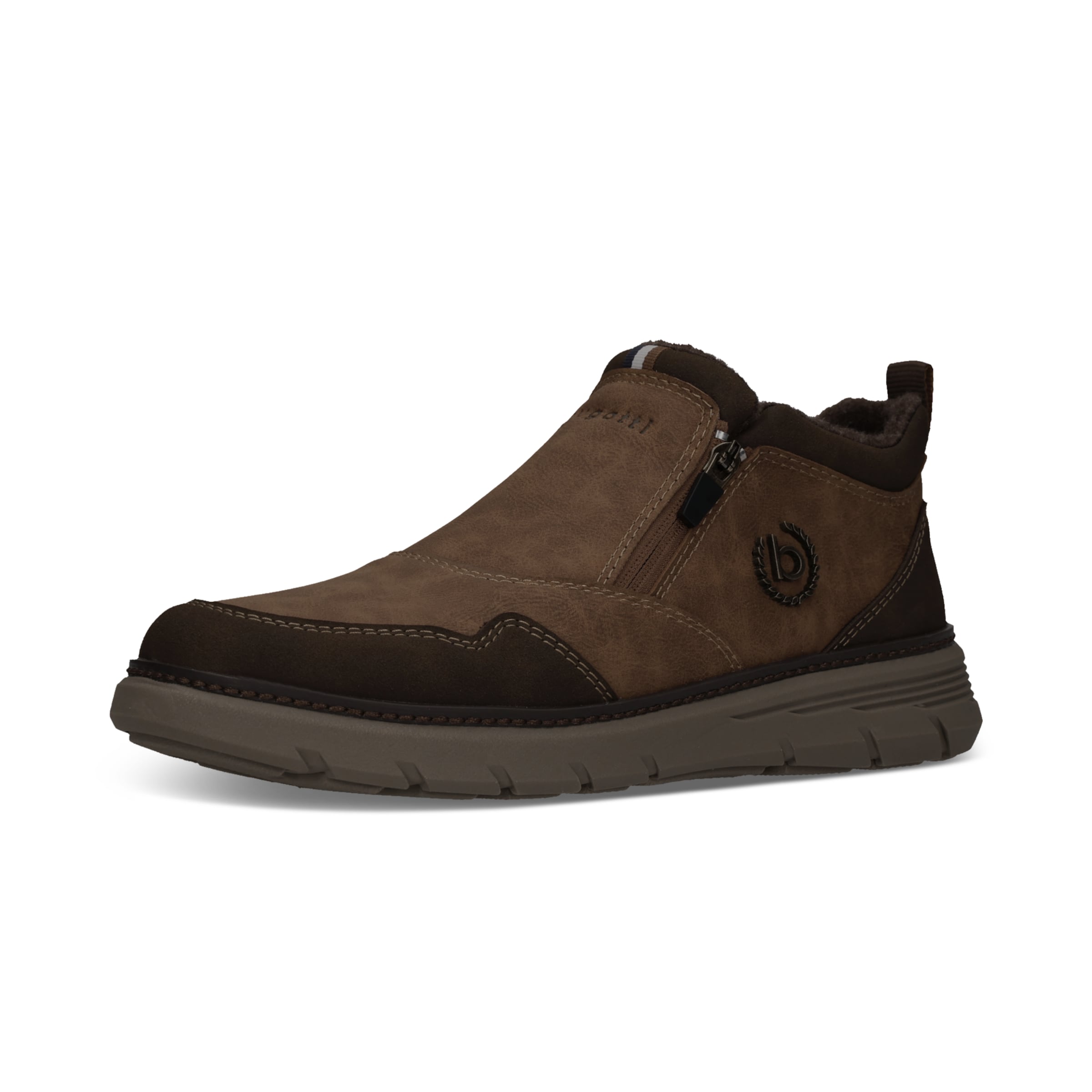 Botine de la bugatti pe maro: față
