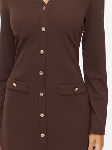 VILA Dress 'VICLARA' in Brown