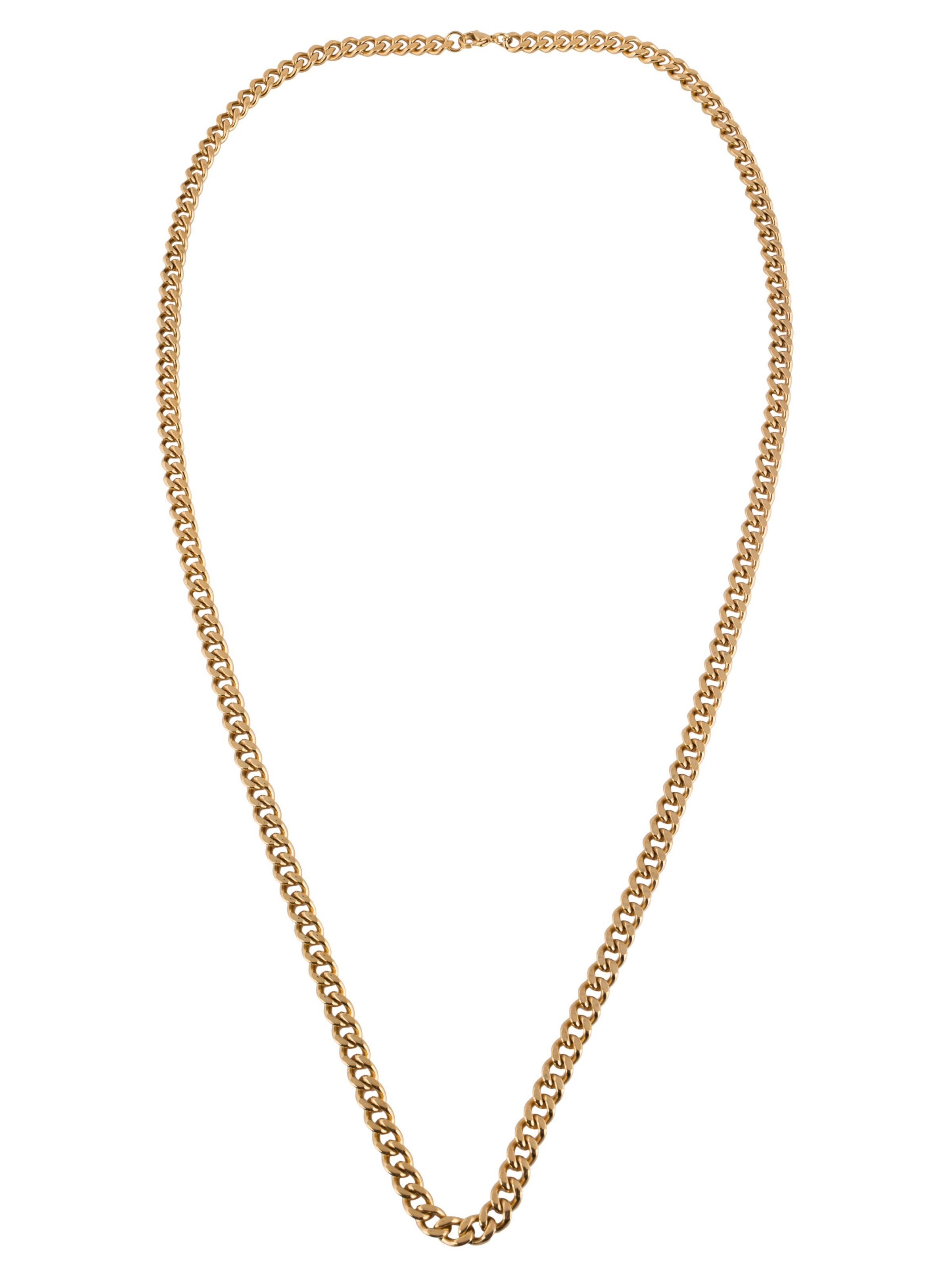 Akitsune Necklace 'Fibra' in Gold: front