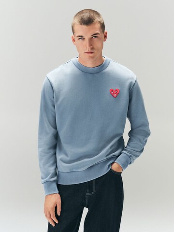Next - Sweatshirt em azul: frente