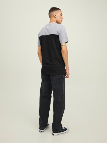 JACK & JONES Shirt 'Dan' in Zwart