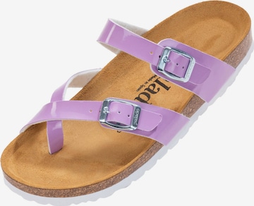 Tongs 'Cres' Palado en violet : devant