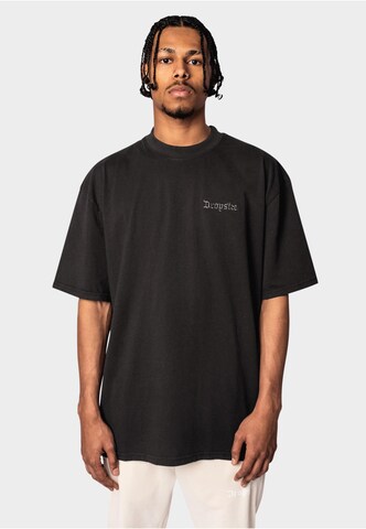 T-Shirt Dropsize en noir : devant