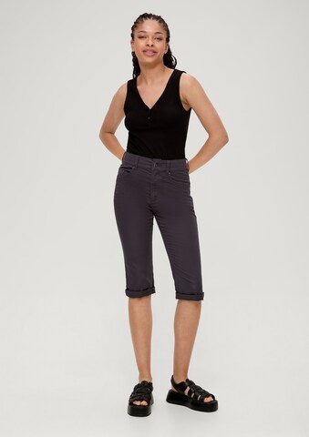 Coupe slim Pantalon QS en gris