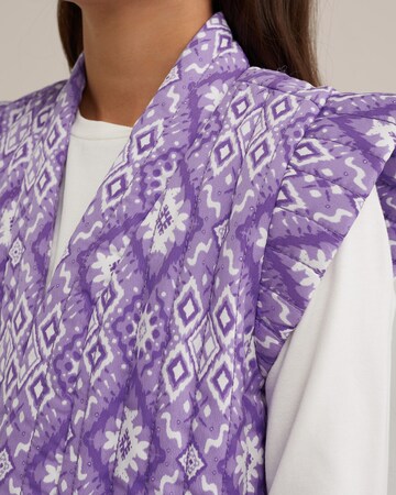 WE Fashion Väst 'Meisjes' i lila
