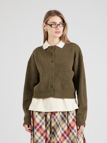 TOPSHOP Kardigan – zelená: přední strana