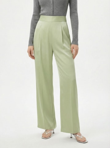 studioselect Широкий Брюки со складками 'Lisa' в Зеленый: спереди
