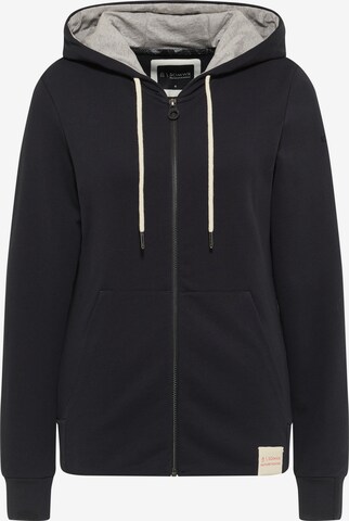 SOMWR Sweatjacke 'ELEVATE' (GOTS) in Schwarz: predná strana