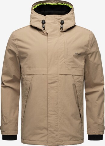 Veste mi-saison STONE HARBOUR en beige : devant