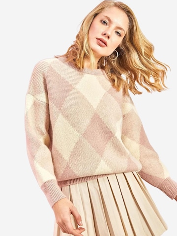 Pull-over 'Pullover' Bianco Lucci en rose